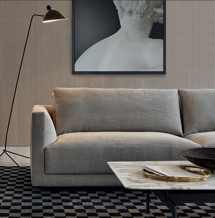 Beautifully staged living room by Style and Stage